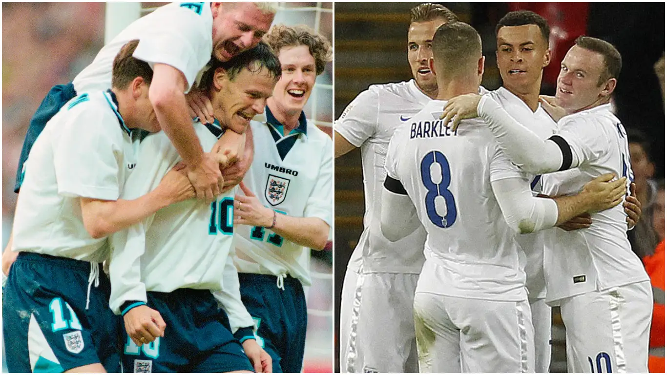 None of Roy’s boys would make Euro 96 XI
