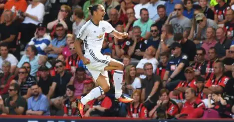 Bournemouth 1-3 Man United: Two in two for Zlatan