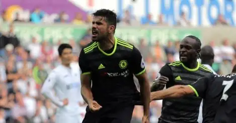 Swansea 2-2 Chelsea: Diego to the rescue
