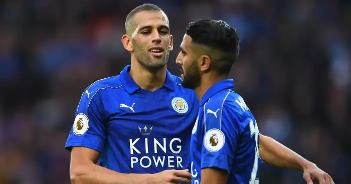 Ranieri hails Algerian duo Slimani and Mahrez