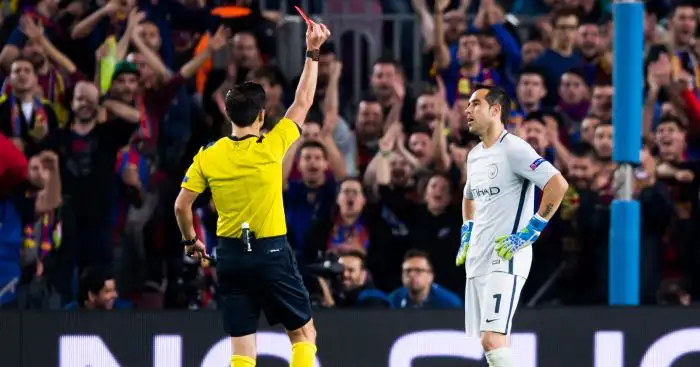 Keane hits out at City keeper Bravo after red card