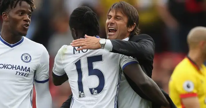 Conte discusses Moses to Barcelona transfer rumour