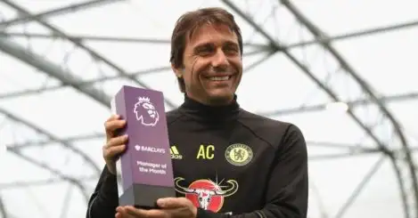 Conte & Hazard take monthly Premier League gongs