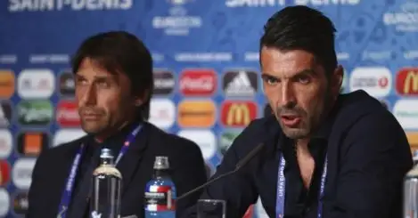 Conte ‘doesn’t do second place’, says Buffon