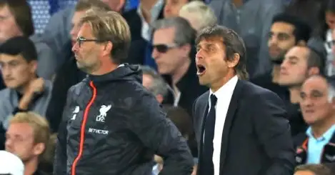 Klopp aims dig at Conte for ‘playing with eight defenders’