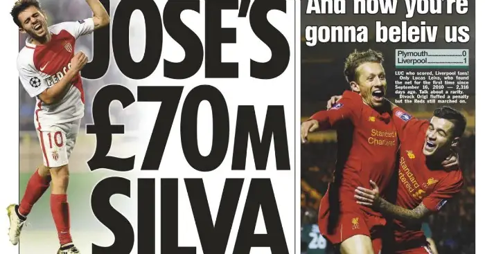 Gossip: Man United to spend £70m on…