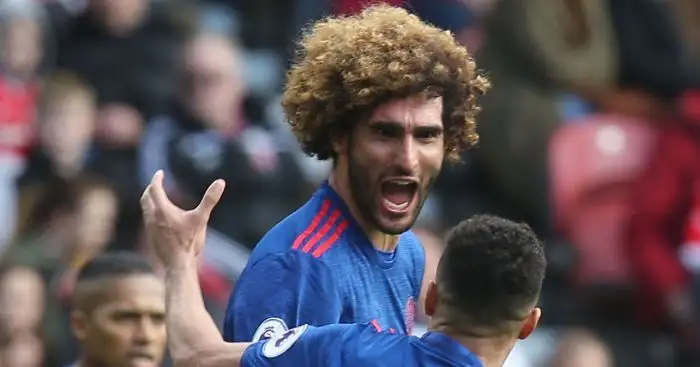 Man United’s Fellaini on his goal and tunnel bust-up