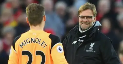 Who thinks Jurgen’s Mignolet hug is a ‘cop out’?
