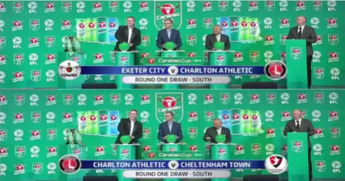 Carabao Cup draw: Charlton v Charlton, Charlton v Charlton