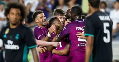 Man City thrash Real in front of record Coliseum crowd