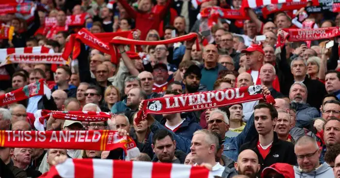 Watch: Liverpool mark 125th anniversary with crowd display