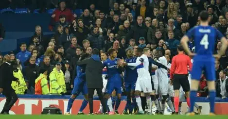Everton act against fan who waded into Goodison aggro