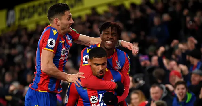 Zaha teaching Loftus-Cheek about Palace-Brighton rivalry