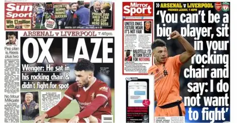 Mediawatch: Wenger, Oxlade-Chamberlain and an invented ‘dig’