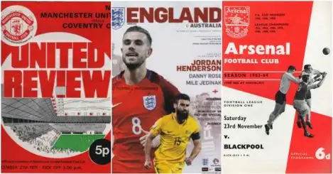 A Football365 love letter to…football programmes
