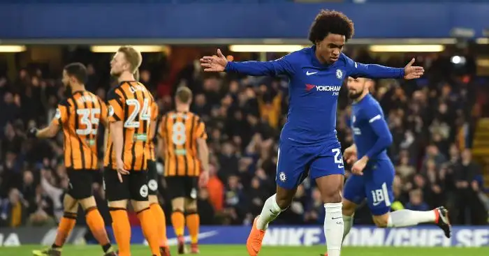 Willian explains how he made Meyler miss pen v Chelsea