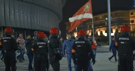 Heart attack killed police officer during Bilbao v Spartak clashes
