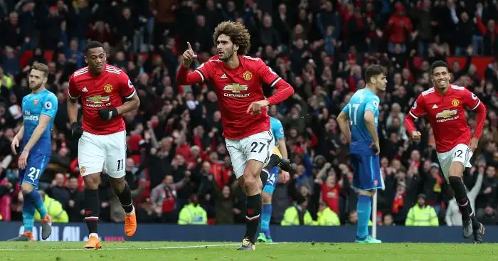 Report: Arsenal held talks with Fellaini over transfer