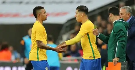 Jesus opens up on rivalry with Liverpool forward Firmino