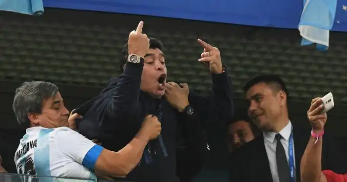 Maradona on health scare coverage: ‘I am very much alive’