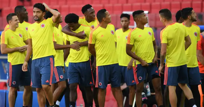 Colombia training Moscow