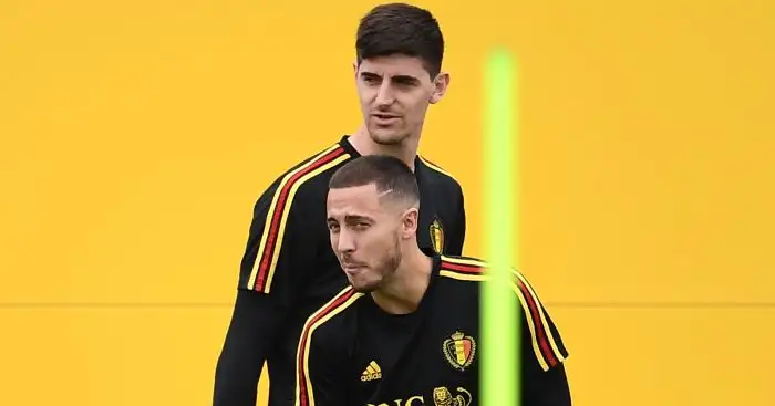 Courtois makes cheeky comment over future Hazard transfer