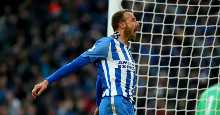 Hughton pays tribute to ‘desperate’ Brighton centurion Murray