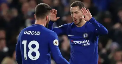 Hazard names Chelsea team-mate as ‘world’s best target man’