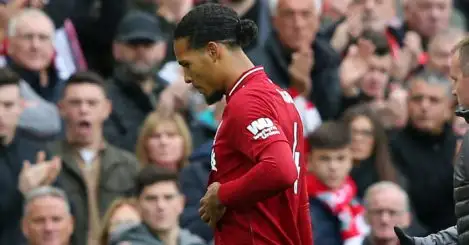 Van Dijk returns to Liverpool early with rib knock