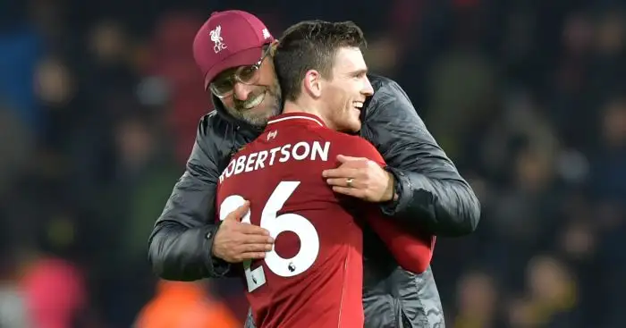 Robertson outlines why Liverpool are behind Man City