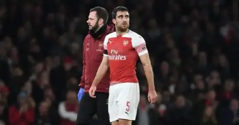 Arsenal face defensive shortage as Sokratis ruled out a month