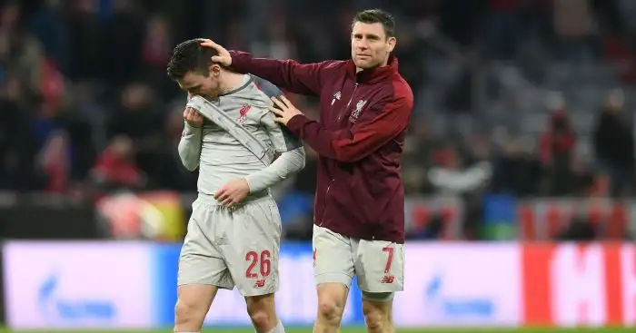 James Milner Andy Robertson Liverpool