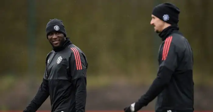 Romelu Lukaku Zlatan Ibrahimovic Manchester United