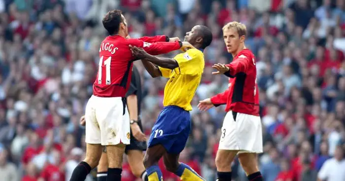 Giggs names four Arsenal players he had ‘intense dislike’ for