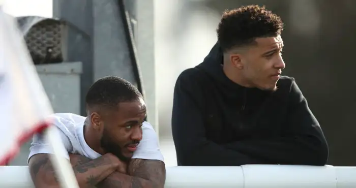 Sancho thanks England teammate Sterling for helpful advice