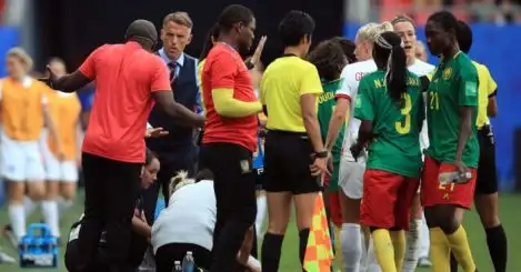 Cameroon accuses England ref of ‘dirty work’