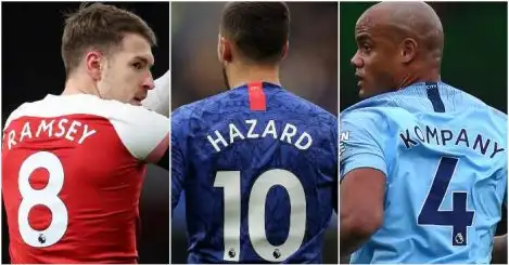 Every Premier League club’s notable vacant shirt numbers…