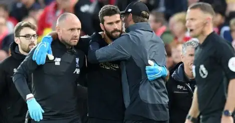 Klopp ‘a bit short’ as Alisson injury leaves Liverpool with one keeper