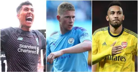 Top ten players of the Premier League season so far…
