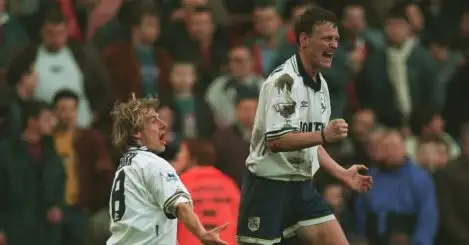 The story of how Klinsmann and Sheringham stunned Liverpool