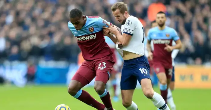 West Ham v Tottenham Kane