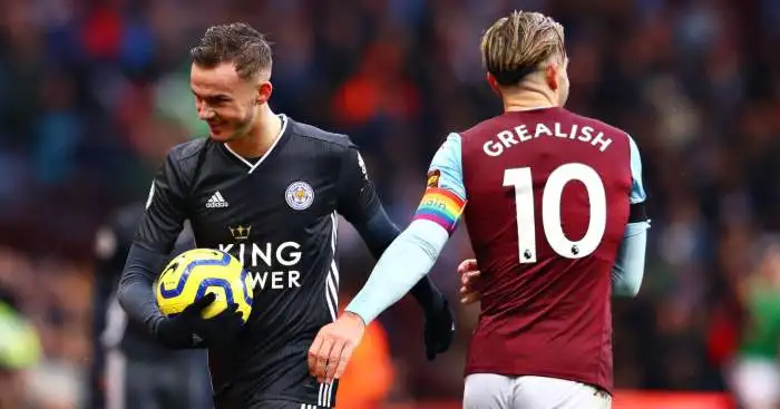 James Maddison Leicester City Jack Grealish Aston Villa