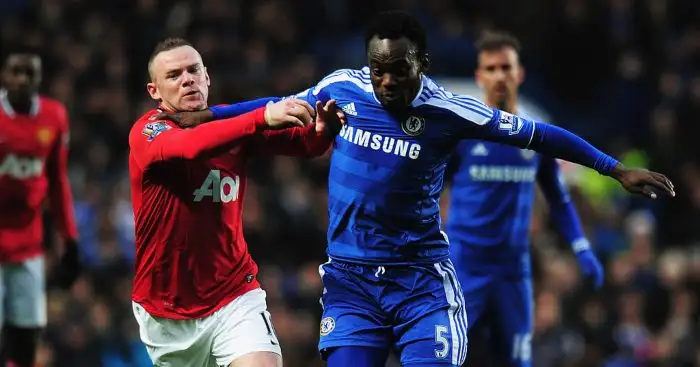 Michael Essien Chelsea Wayne Rooney Man Utd