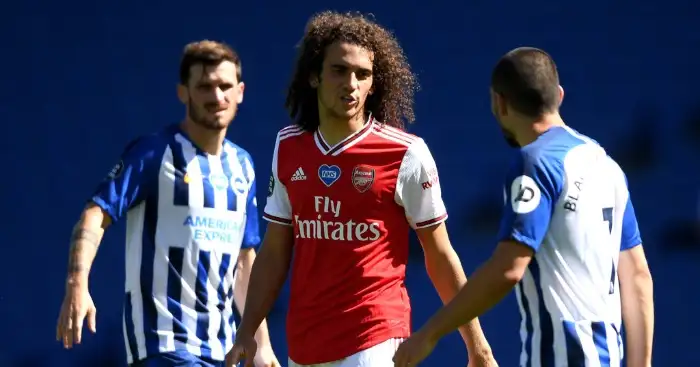 Guendouzi Maupay Arsenal Liverpool