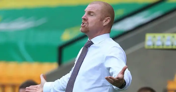 Dyche delighted with Burnley clean sheet record after ‘bizarre’ Norwich win