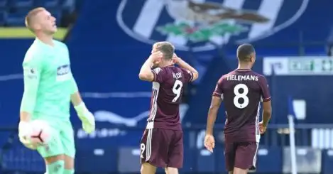 West Brom 0-3 Leicester: Vardy scores two from the spot