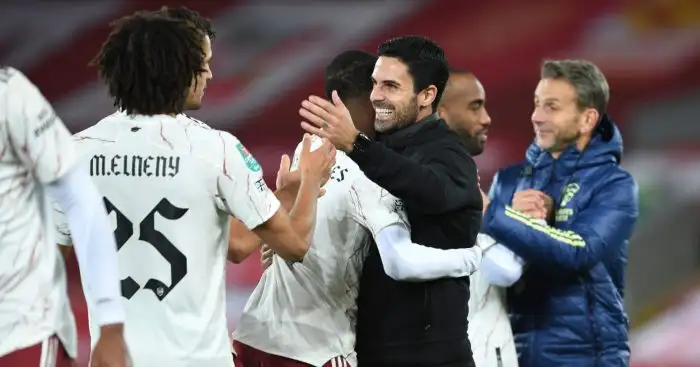 Arteta picks out one Arsenal man for special praise in Liverpool win