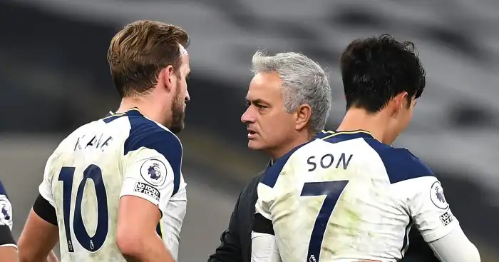 Harry Kane Jose Mourinho Heung-Min Son Tottenham