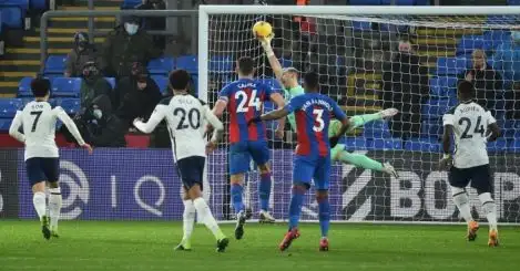 Crystal Palace 1-1 Tottenham: Guaita holds Spurs to draw