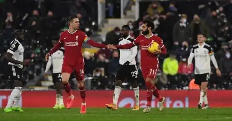 Fulham 1-1 Liverpool: Salah salvages draw at Craven Cottage